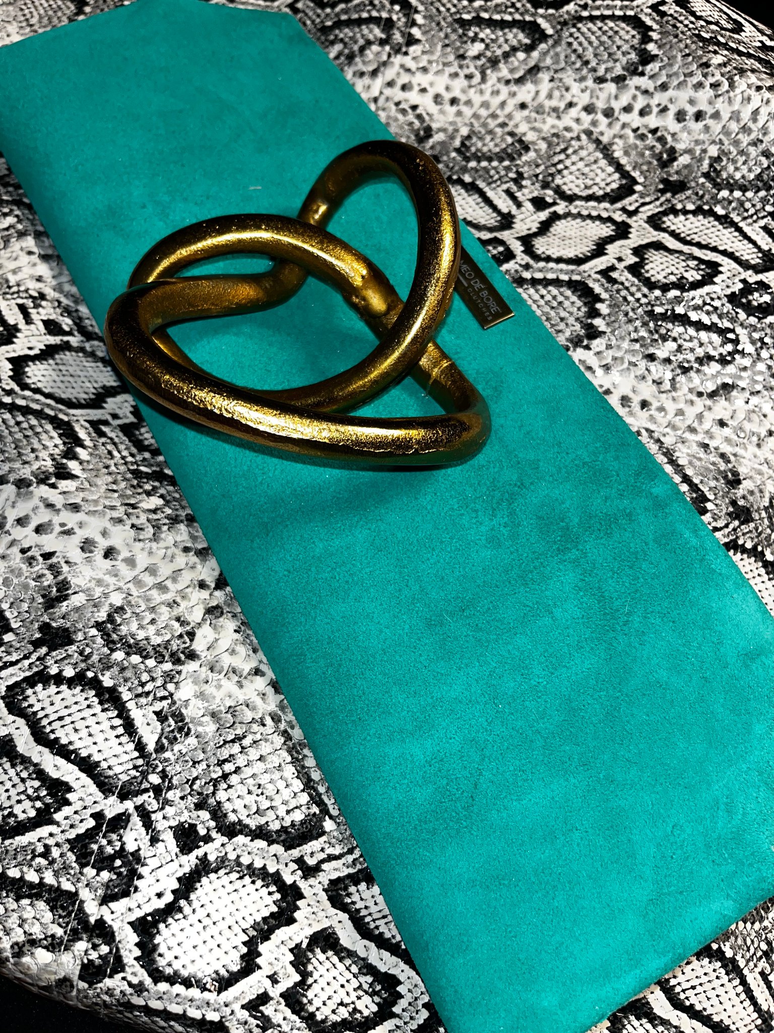 3D Green Suede
